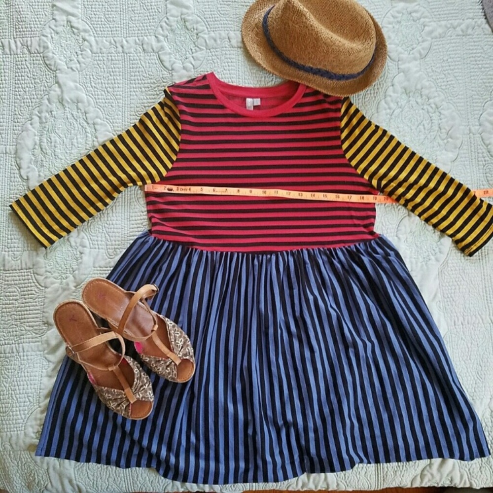 ASOS Cut About Striped Smock Dress